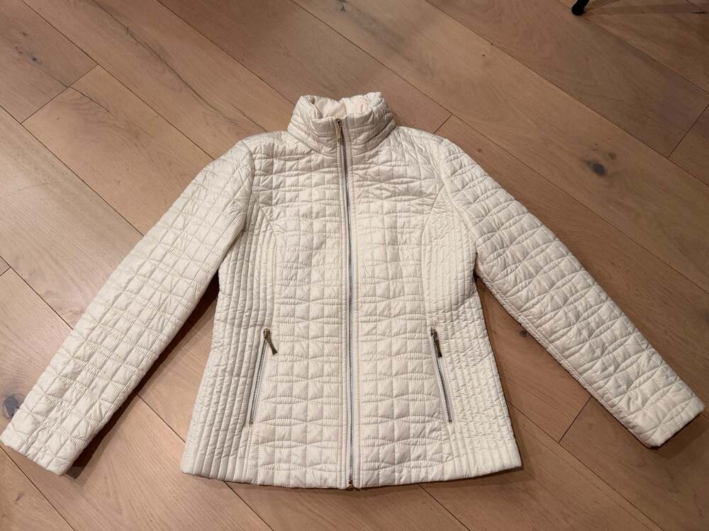Kate Spade Quilted Packable Puffer Jacket with Concealed Hood